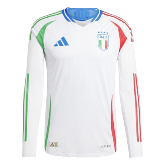 2024-2025 Italy Authentic Long Sleeve Away Shirt_1