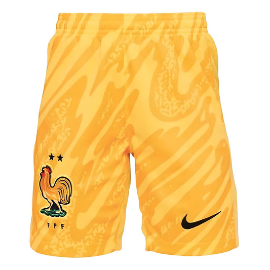 2024-2025 France Home Goalkeeper Shorts (Kids)_1