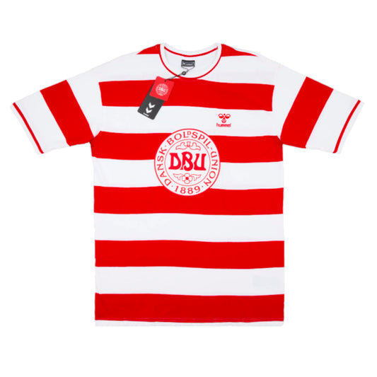 2024-2025 Denmark Fan Striped Tee (Red)_1