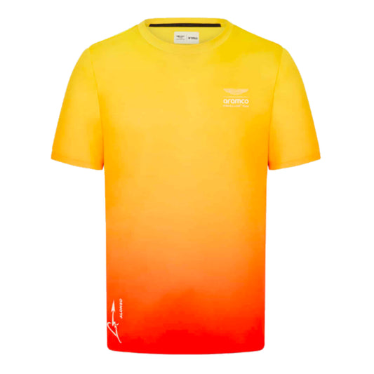 2024 Aston Martin Team Barcelona Alonso Graphic T-Shirt_1