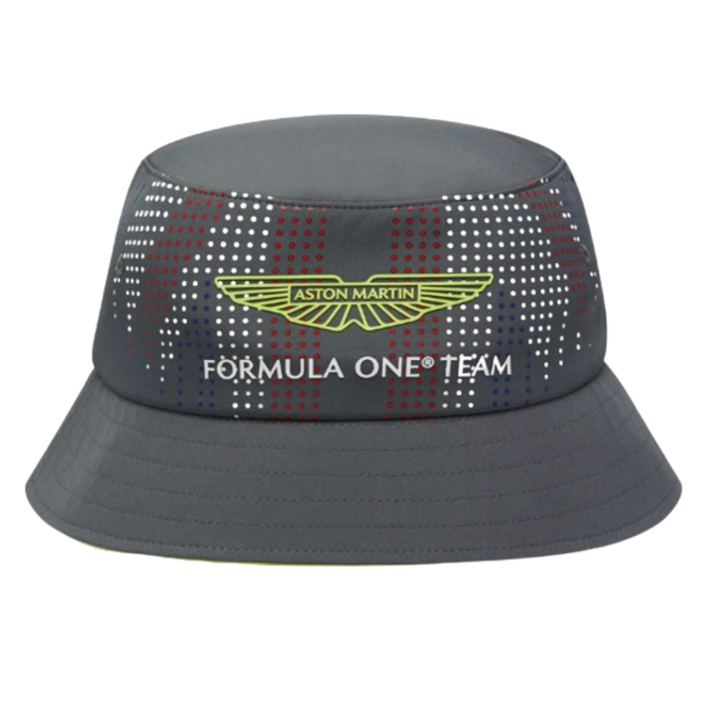 2024 Aston Martin Team Silverstone Bucket Hat - Dark Grey_1