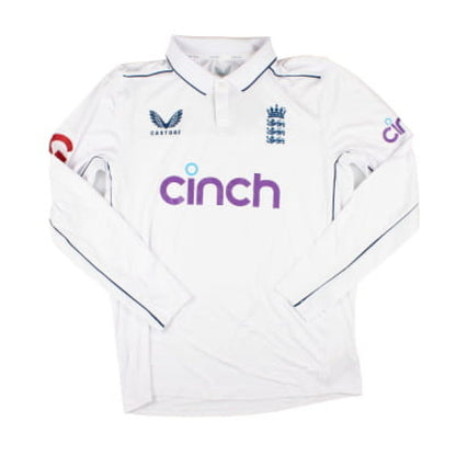 2024-2025 England Test Cricket Pro LS Shirt (White)_1