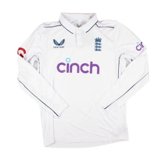 2024-2025 England Test Cricket Pro LS Shirt (White)_1
