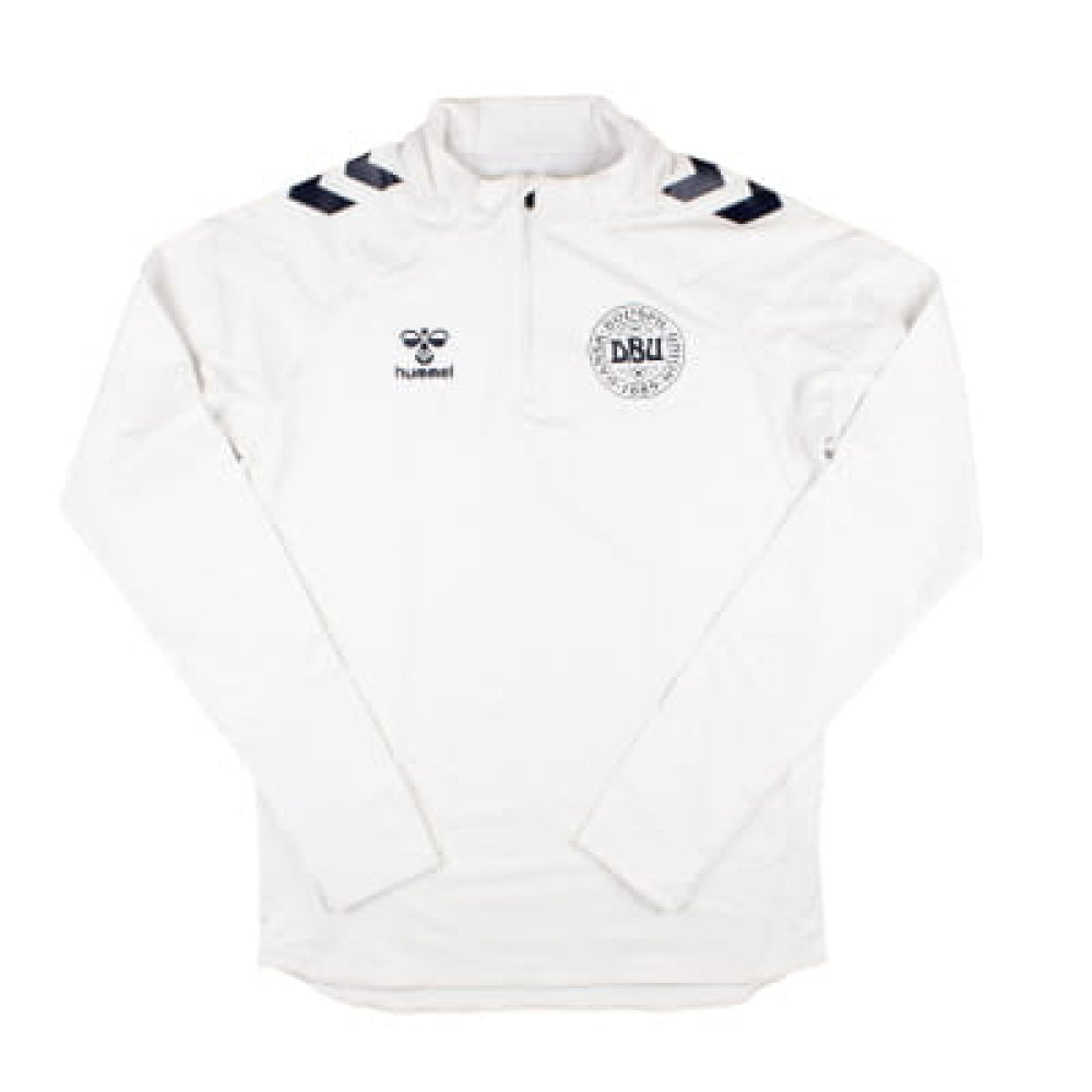 2024-2025 Denmark Pro Half Zip Sweat Top (White)_1