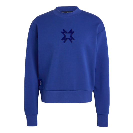 2024-2025 Man Utd Seasonal Doubleknit Crew (Blue)_2