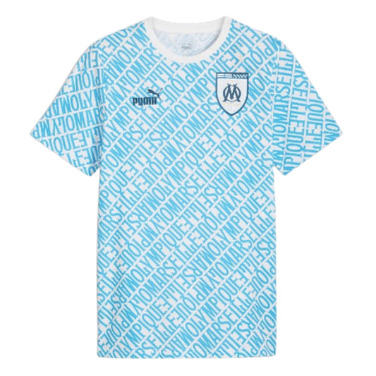 2024-2025 Marseille ftblCulture Tee AOP (Blue)_1