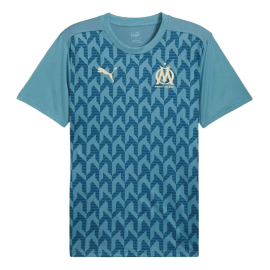 2024-2025 Marseille Pre-Match Shirt (Bold Blue)_1