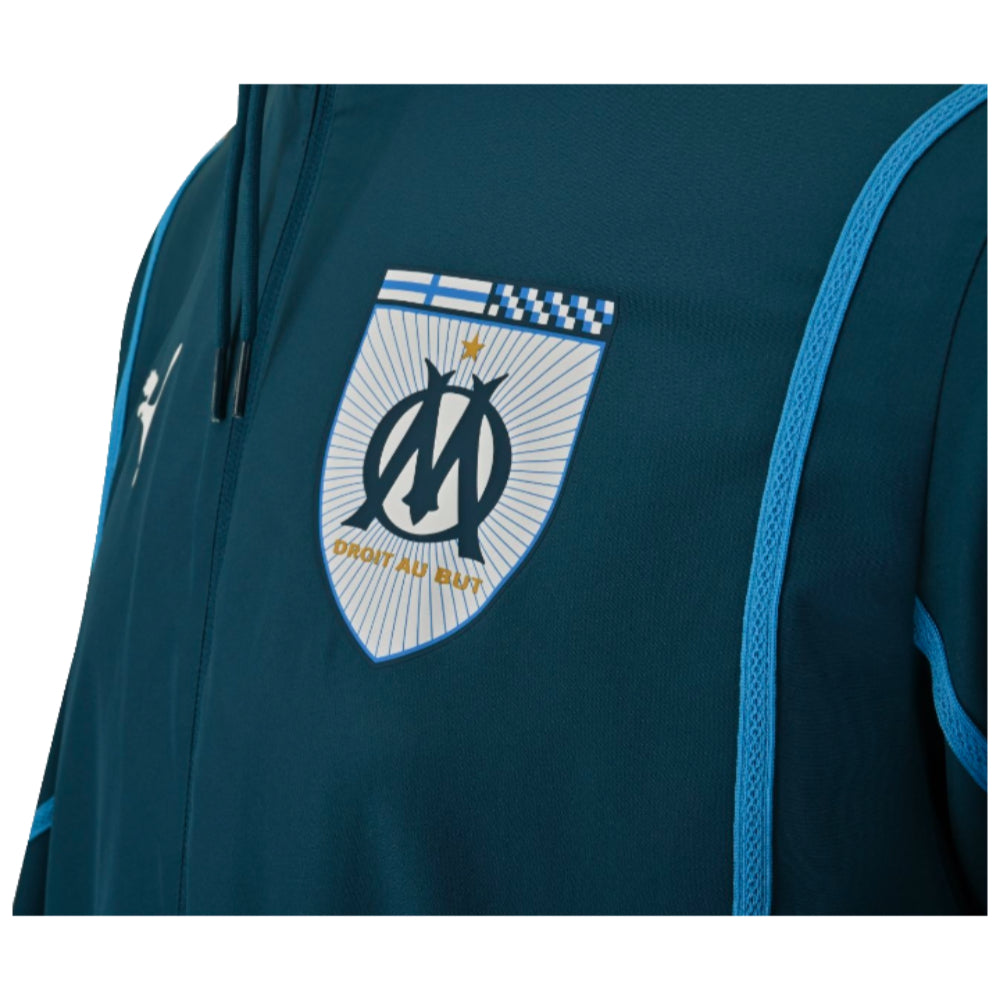 2024-2025 Marseille Prematch Woven Jacket (Blue)_3