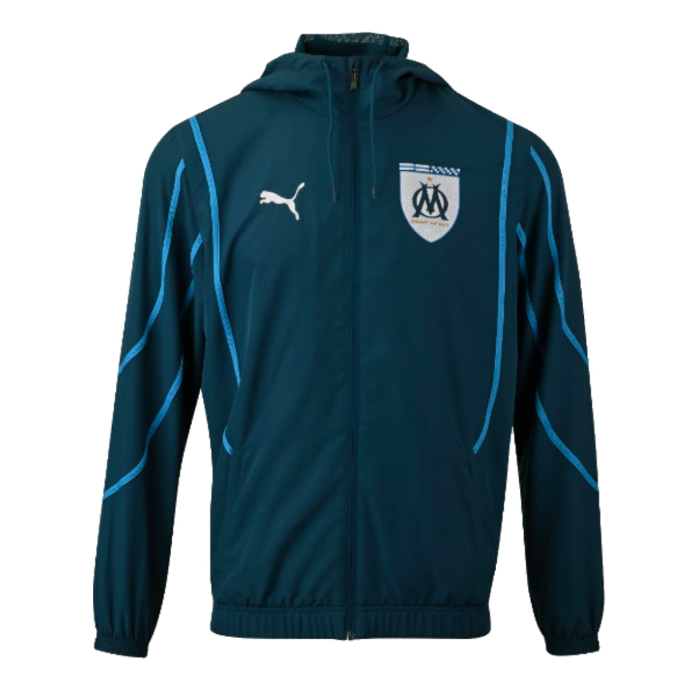 2024-2025 Marseille Prematch Woven Jacket (Blue)_3