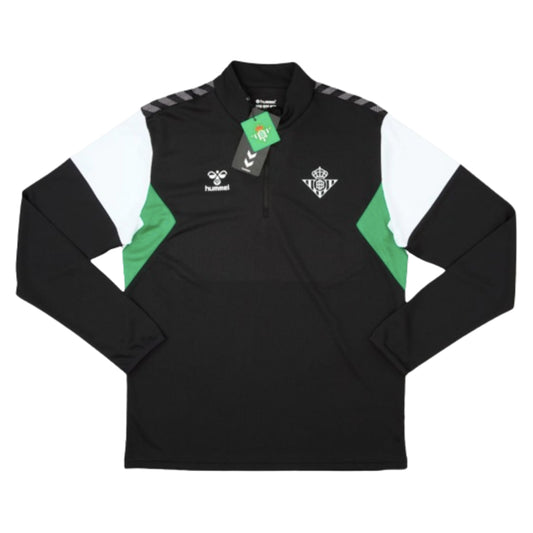 2023-2024 Real Betis 1/4 Zip Training Top (Black)_1