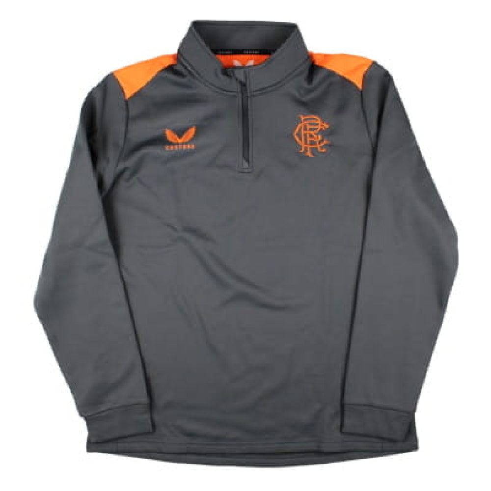 2023-2024 Rangers Matchday Fleece 1/4 Zip Midlayer (Unsponsored)_1