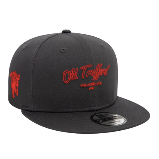 Man Utd Chain Stitch 9Fifty Cap (Dark Grey)_2