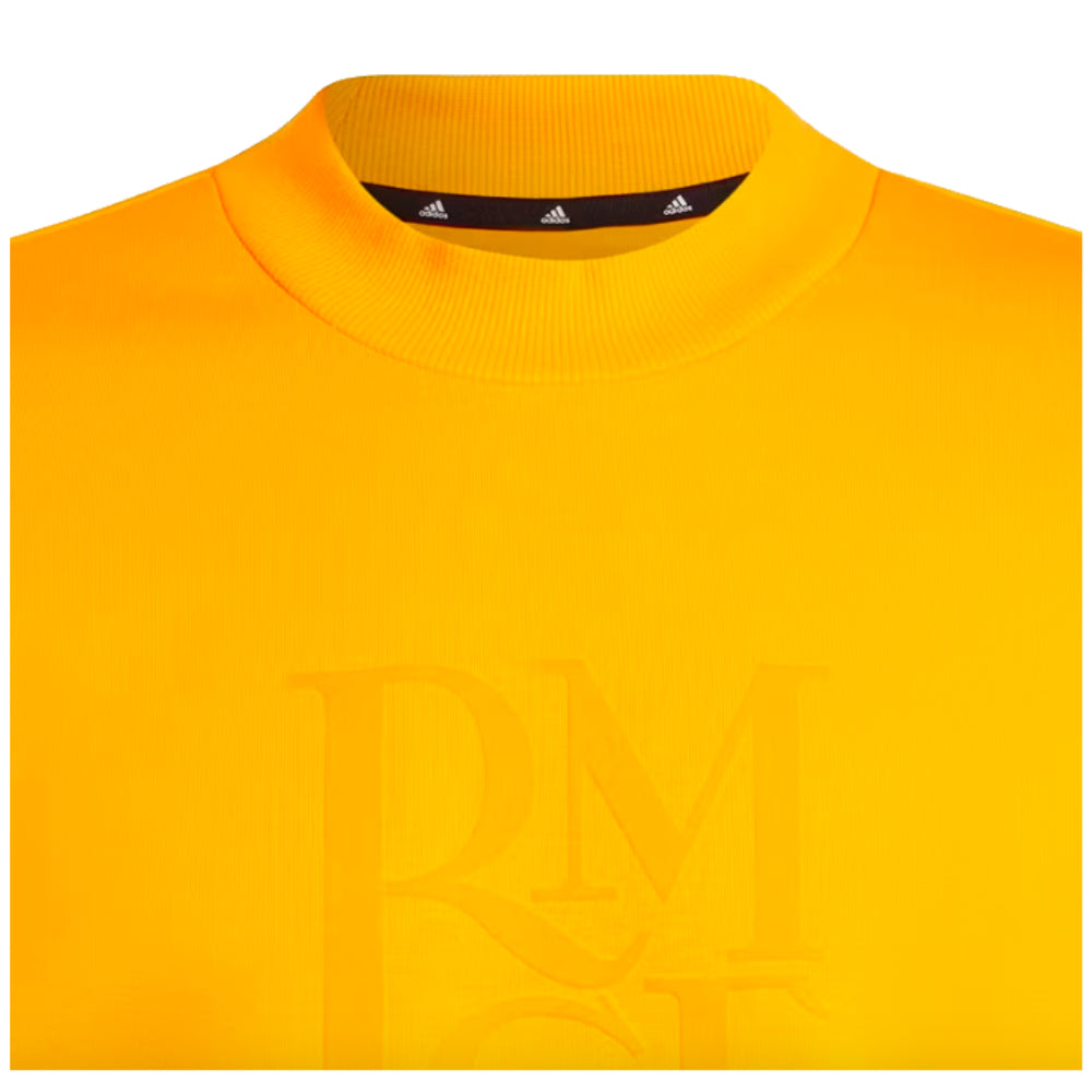 2024-2025 Real Madrid Seasonal Double Knit Crew (Orange)_2