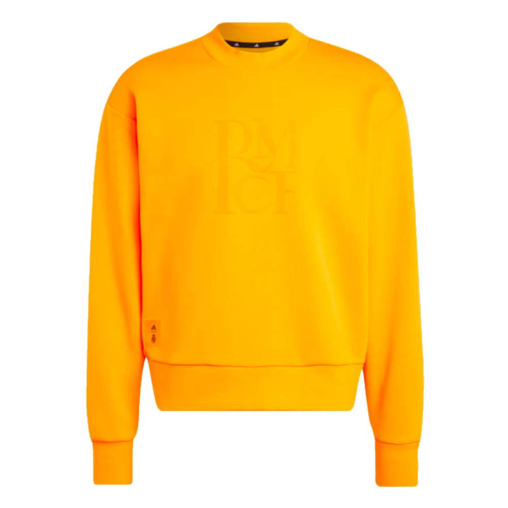 2024-2025 Real Madrid Seasonal Double Knit Crew (Orange)_2
