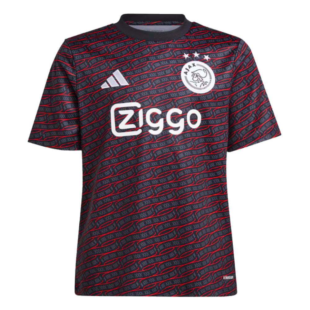 2024-2025 Ajax Pre Match Shirt (Black) - Kids_1