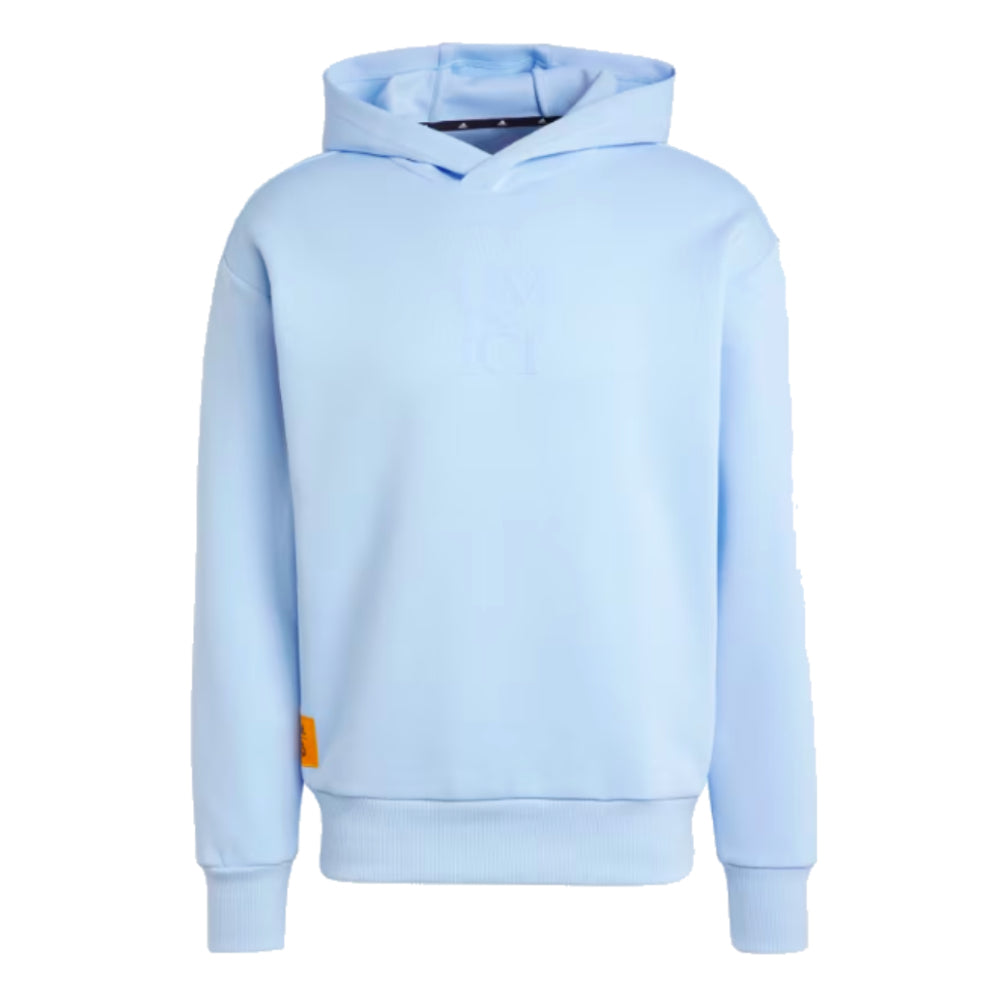 2024-2025 Real Madrid Seasonal Double Knit Hoody (Glow Blue)_2