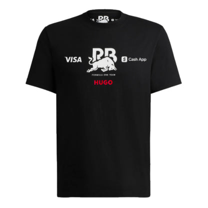 2024 Visa Cash App RB Yuki Tsunoda Driver T-Shirt (Black)_1