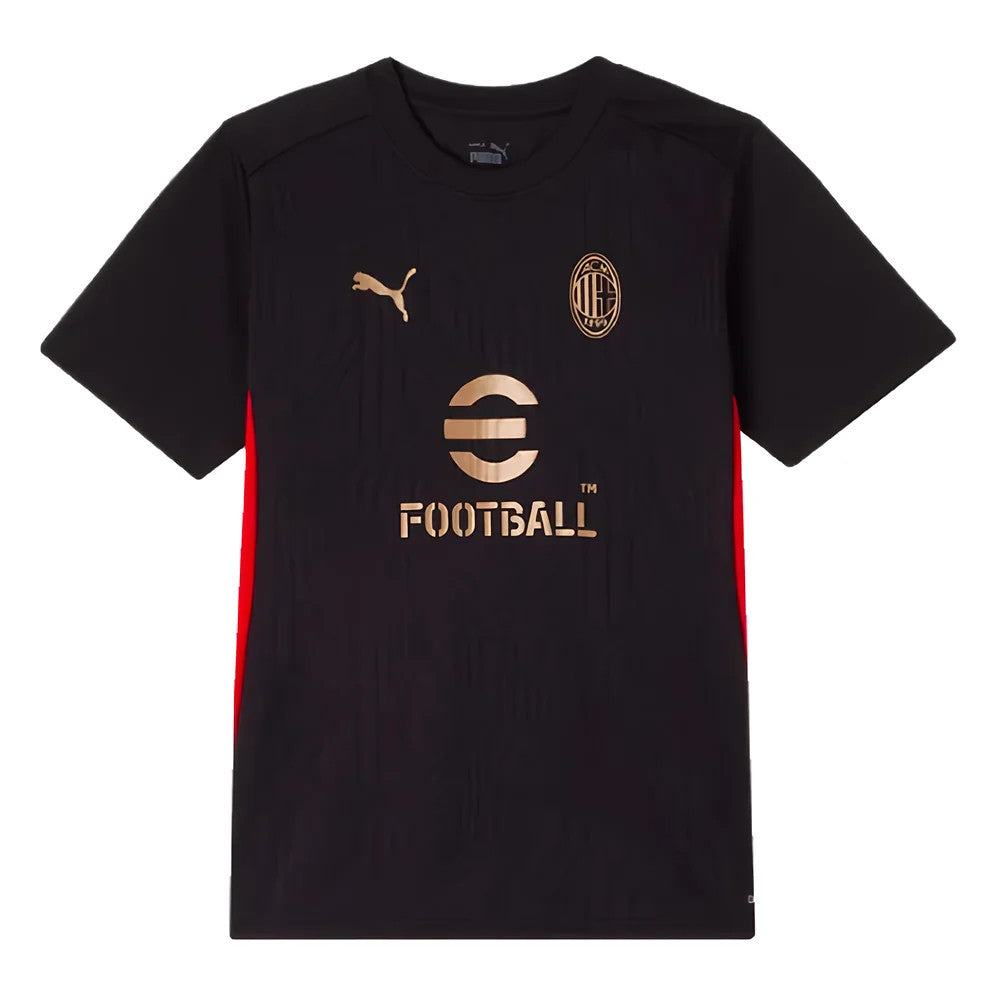 2024-2025 AC Milan Training Shirt (Black) - Kids_2