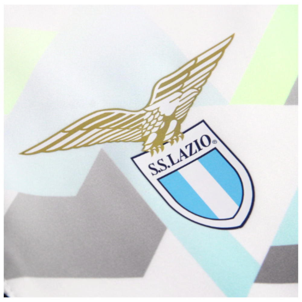 2024-2025 Lazio Pre-Match Half Zip Top (White)_2