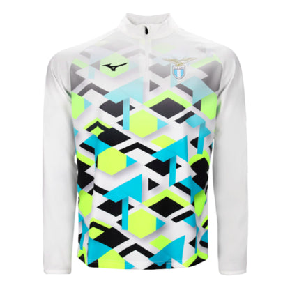 2024-2025 Lazio Pre-Match Half Zip Top (White)_2