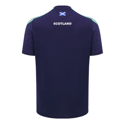 2024-2025 Scotland Rugby Training Poly Shirt (Navy) - Kids_1