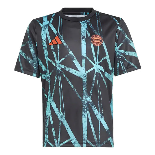 2024-2025 Bayern Munich Pre-Match Shirt (Black) - Kids_1