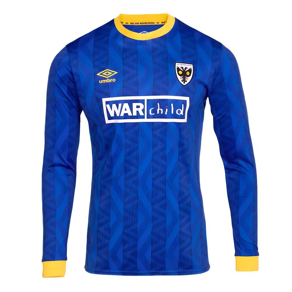 2024-2025 AFC Wimbledon Long Sleeve Home Shirt_1