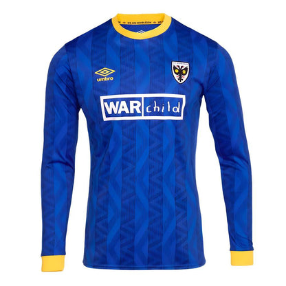 2024-2025 AFC Wimbledon Long Sleeve Home Shirt_1