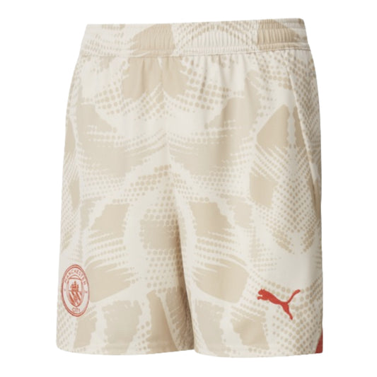 2024-2025 Man City Away Goalkeeper Shorts (Alpine Snow) - Kids_1