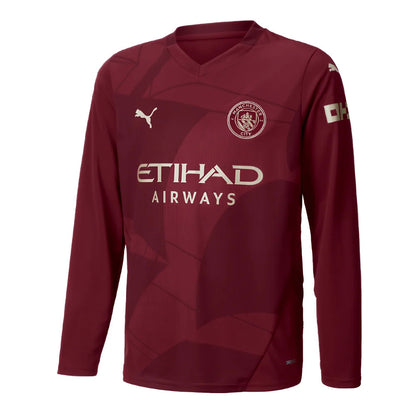 2024-2025 Man City Third Long Sleeve Shirt (Kids)_1