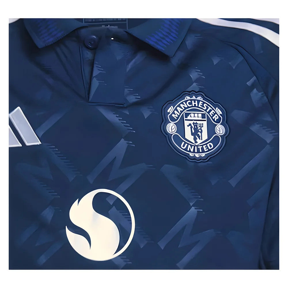 2024-2025 Man Utd Long Sleeve Away Shirt (Kids)_2
