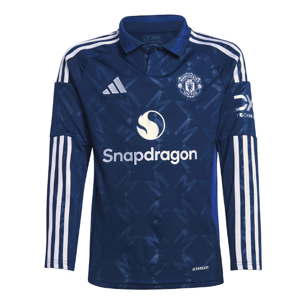 2024-2025 Man Utd Long Sleeve Away Shirt (Kids) (Ronaldo 7)_5
