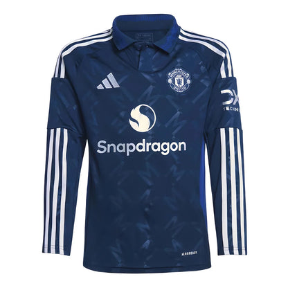 2024-2025 Man Utd Long Sleeve Away Shirt (Kids)_2
