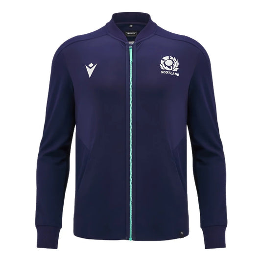 2024-2025 Scotland Rugby Anthem Full Zip Top (Navy) - Kids_1