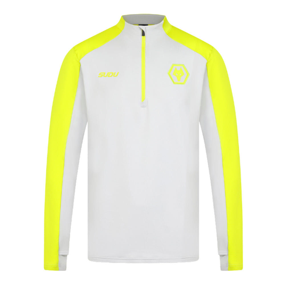 2024-2025 Wolves Players Training 1/4 Zip (Grey)_2