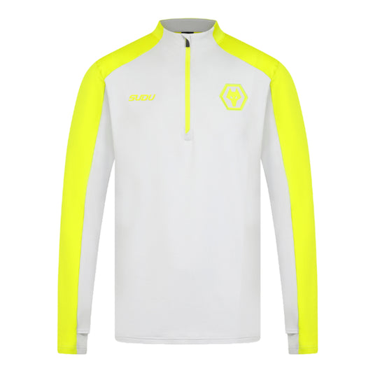 2024-2025 Wolves Players Training 1/4 Zip (Grey)_2