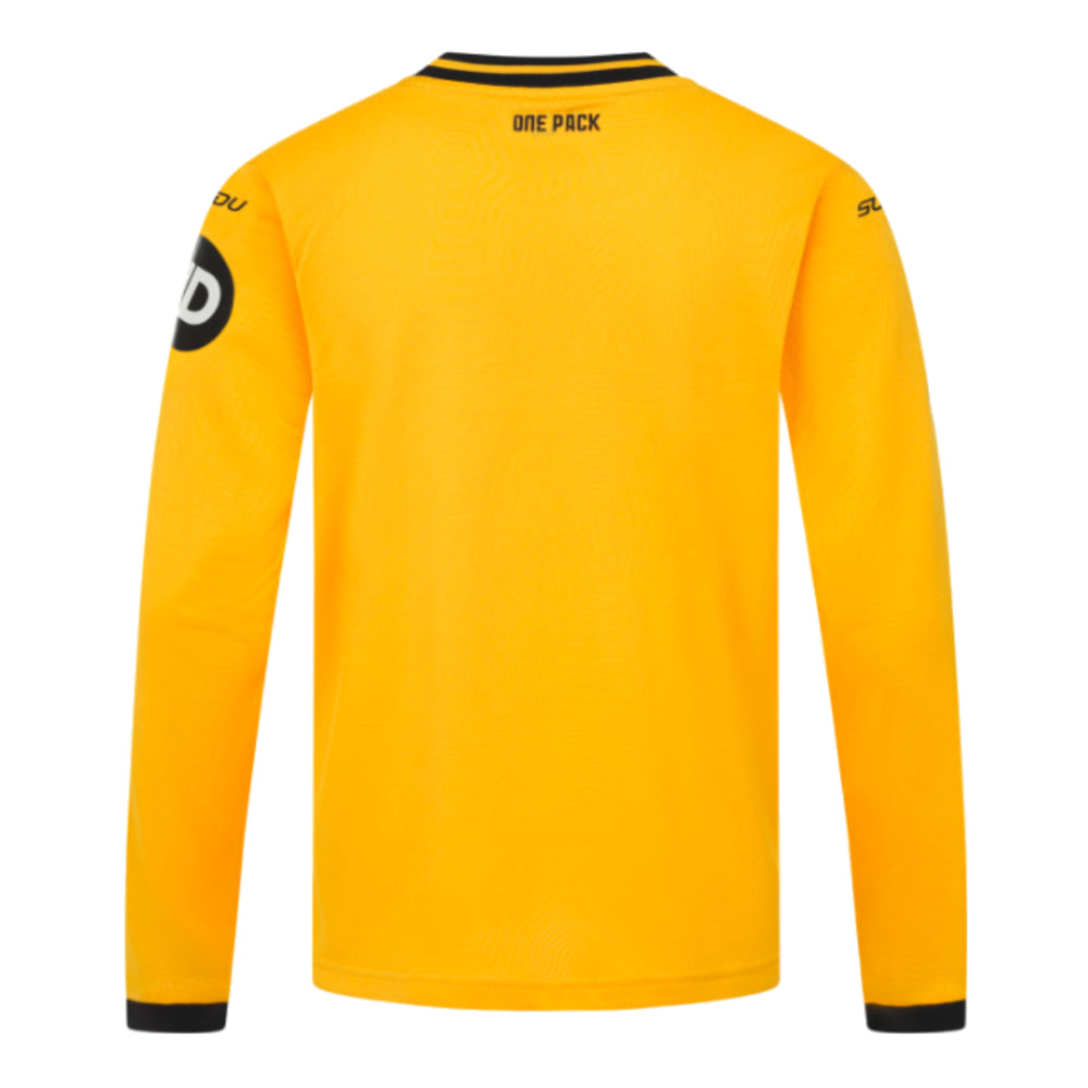 2024-2025 Wolves Long Sleeve Home Shirt (Kids)_2