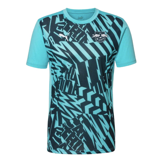 2024-2025 Red Bull Leipzig Pre-Match SS Shirt (Aqua)_1