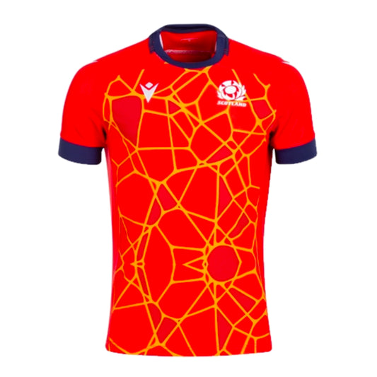 2024-2025 Scotland Rugby Training Jersey (Red) - Kids_2