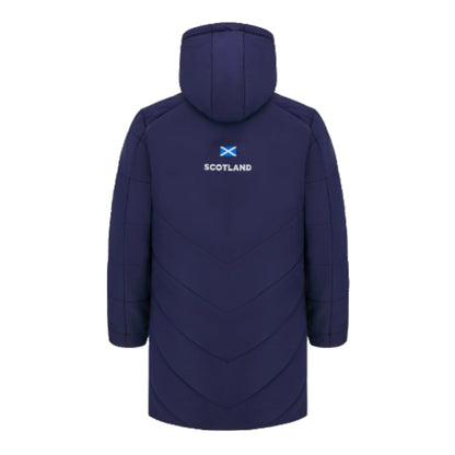 2024-2025 Scotland Rugby 3/4 Length Padded Jacket (Navy) - Kids_3
