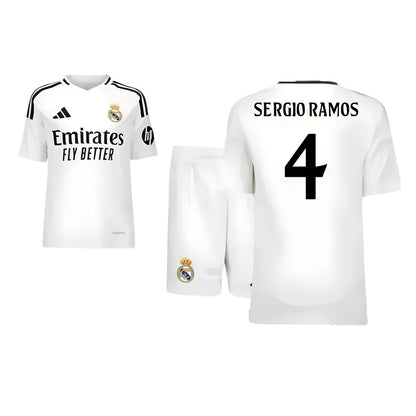 2024-2025 Real Madrid Home Youth Kit (Sergio Ramos 4)_5