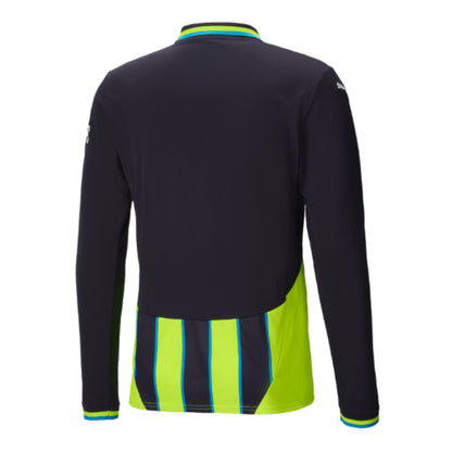 2024-2025 Man City Away Long Sleeve Authentic Shirt_2