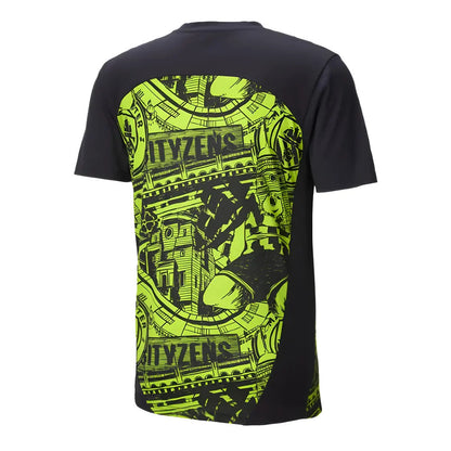 2024-2025 Man City Pre-Match Shirt (Yellow Glow)_1