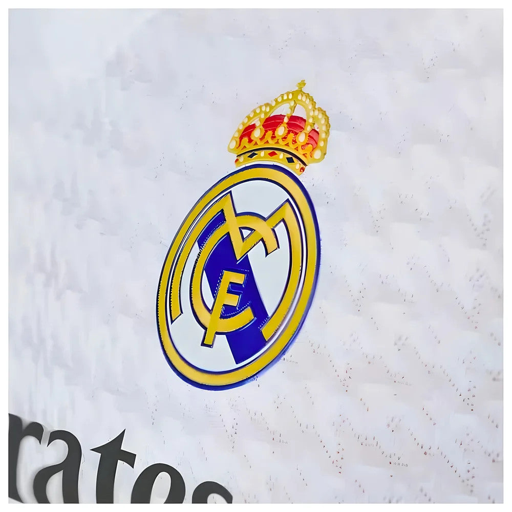 2024-2025 Real Madrid Authentic Long Sleeve Home Shirt (Bellingham 5)_5