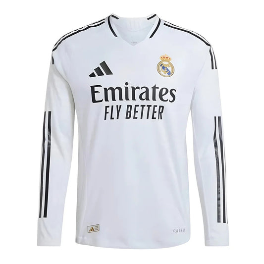 2024-2025 Real Madrid Authentic Long Sleeve Home Shirt_2