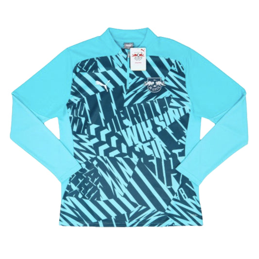 2024-2025 Red Bull Leipzig Pre-Match 1/4 Zip Top (Aqua)_1