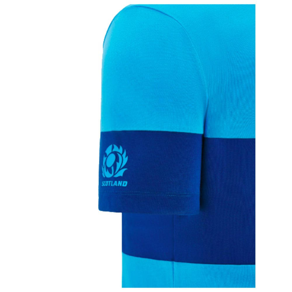 2024-2025 Scotland Rugby Leisure Cotton T-Shirt (Sky Blue) - Kids_3