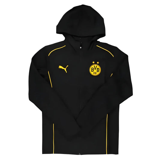 2024-2025 Borussia Dortmund Casuals Hooded Jacket (Black)_1