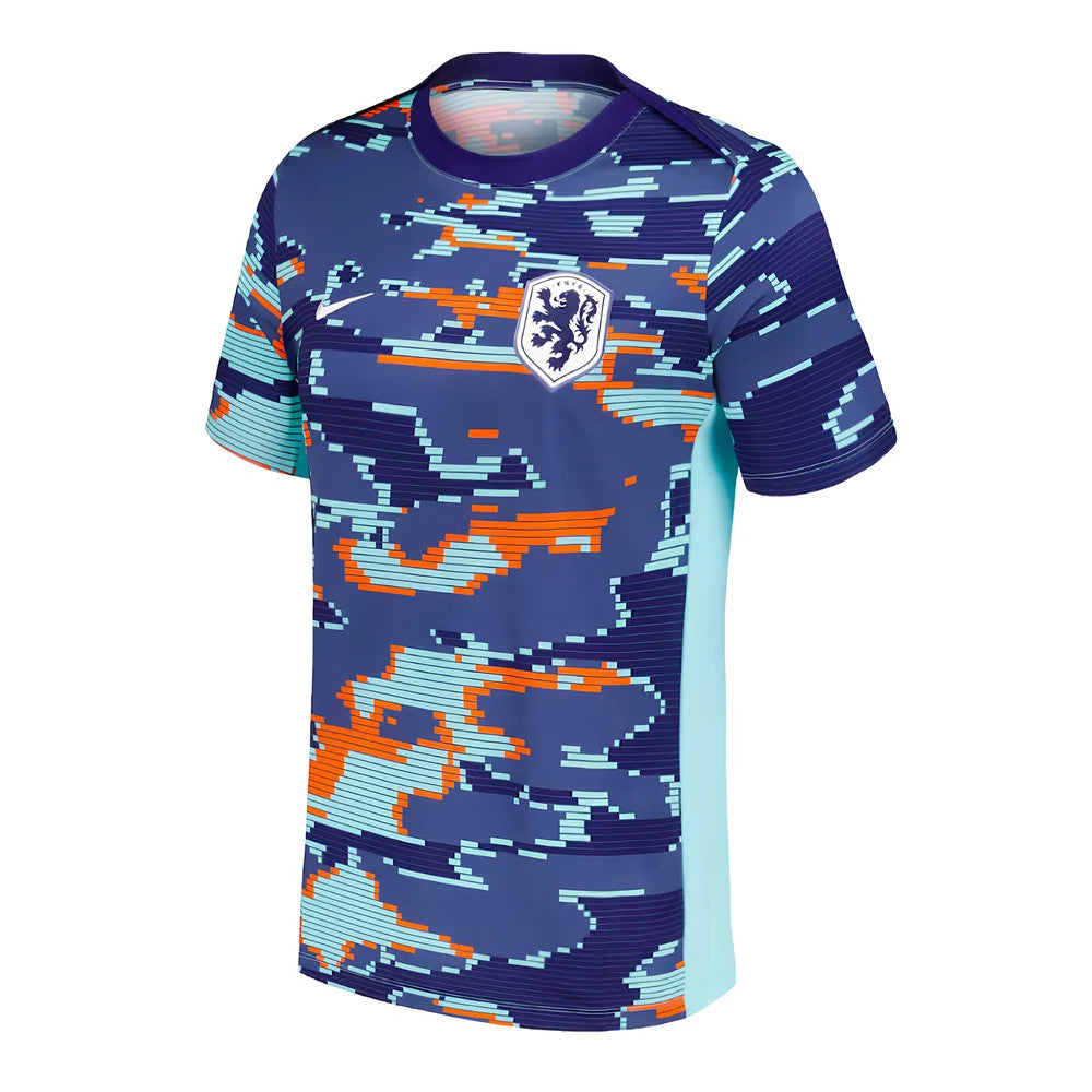 2024-2025 Netherlands Academy Pro Pre-Match Shirt (Blue)_1