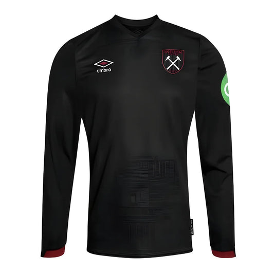 2024-2025 West Ham Long Sleeve Away Shirt (Kids)_1